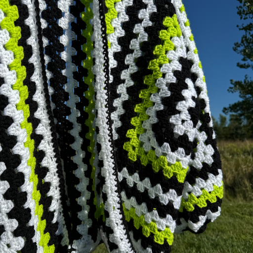Hexagon Granny Square Cardigan