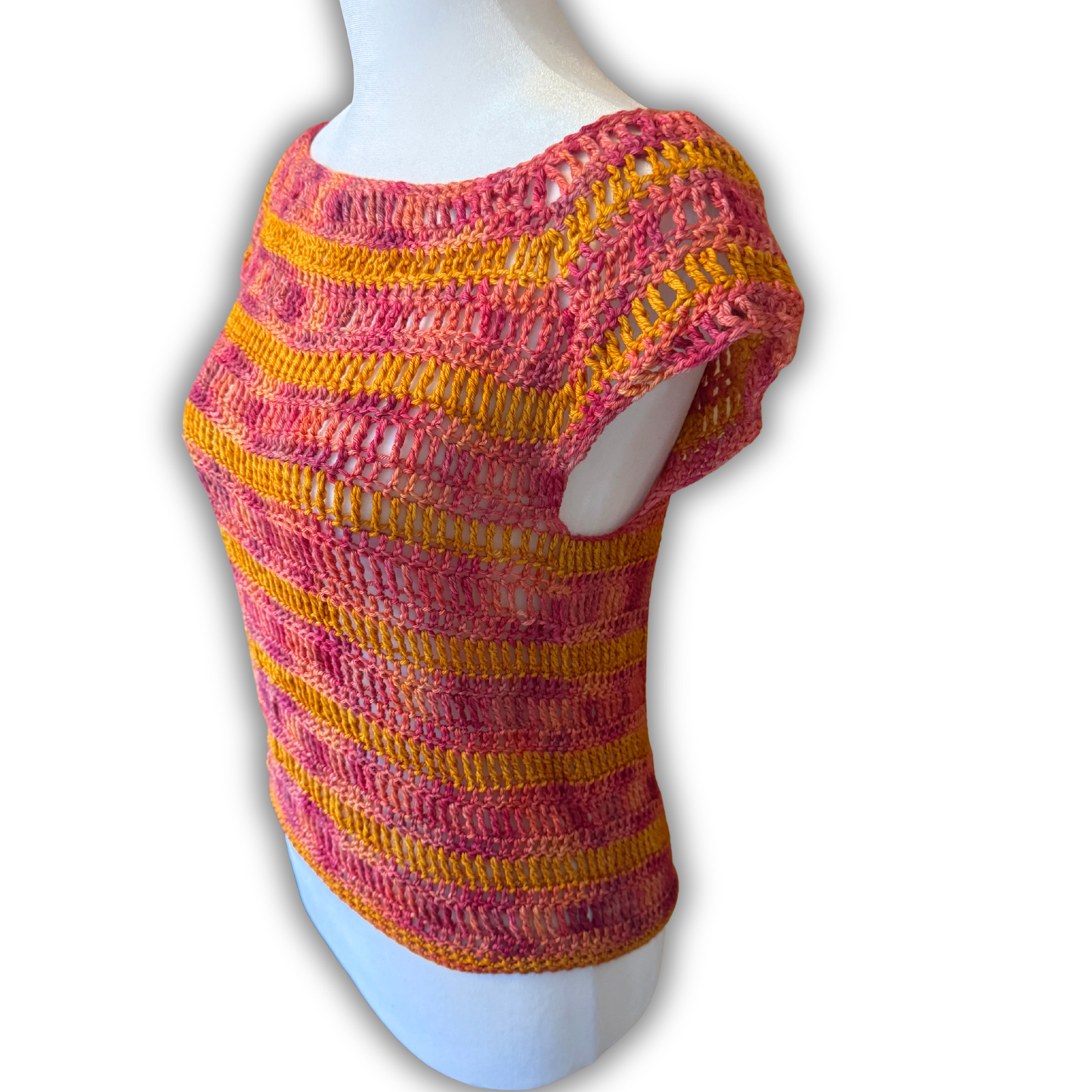 Gryffindor Mesh Cap Sleeve Top
