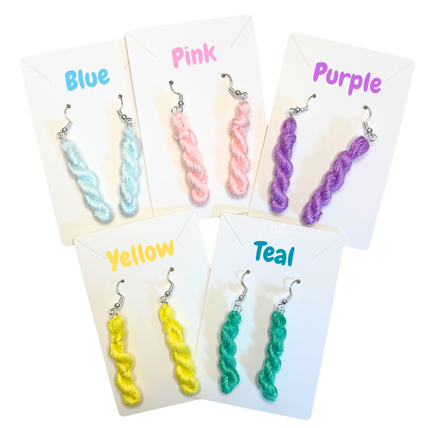 Yarn Hank Earrings