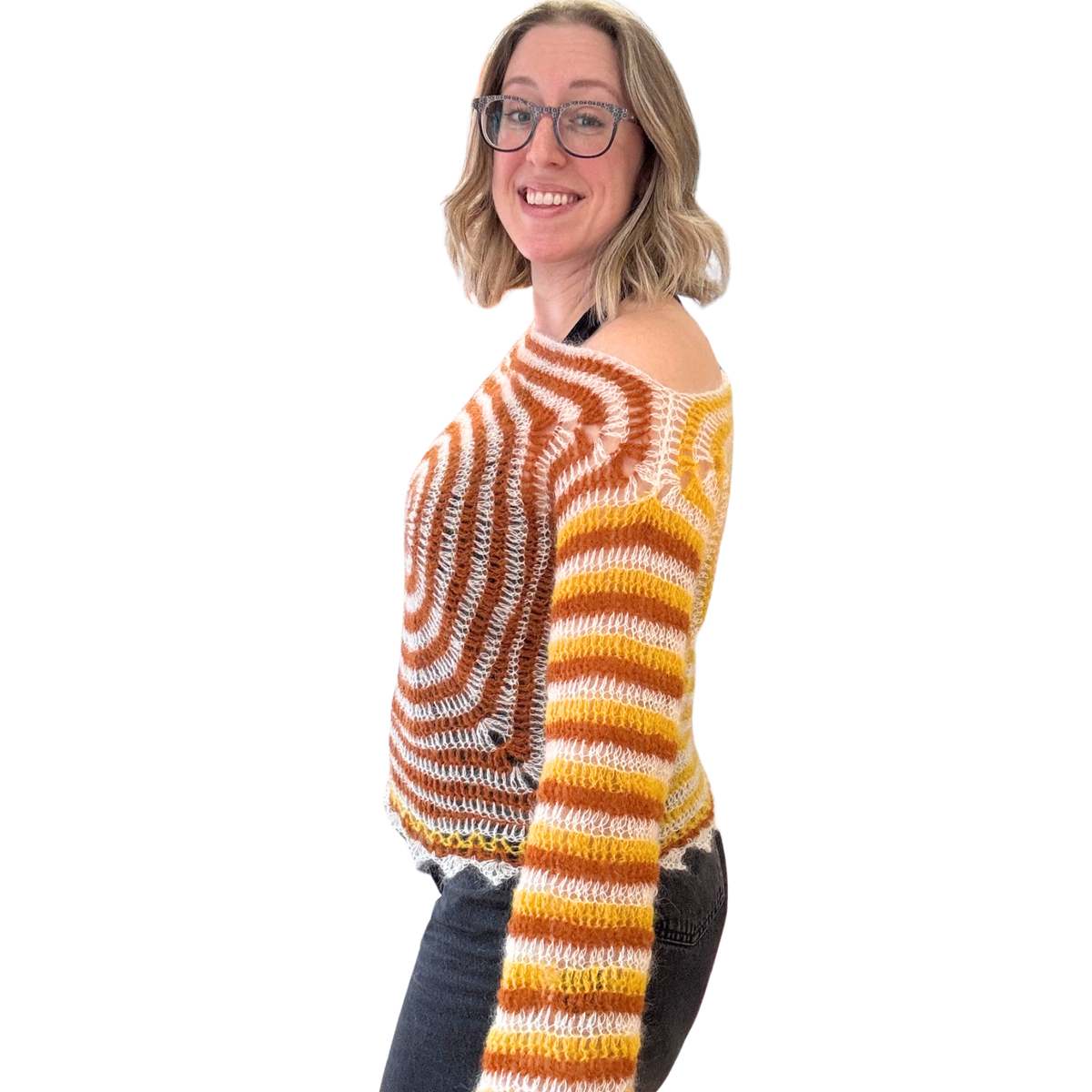 Spiralbound Mohair Sweater (L/XL)