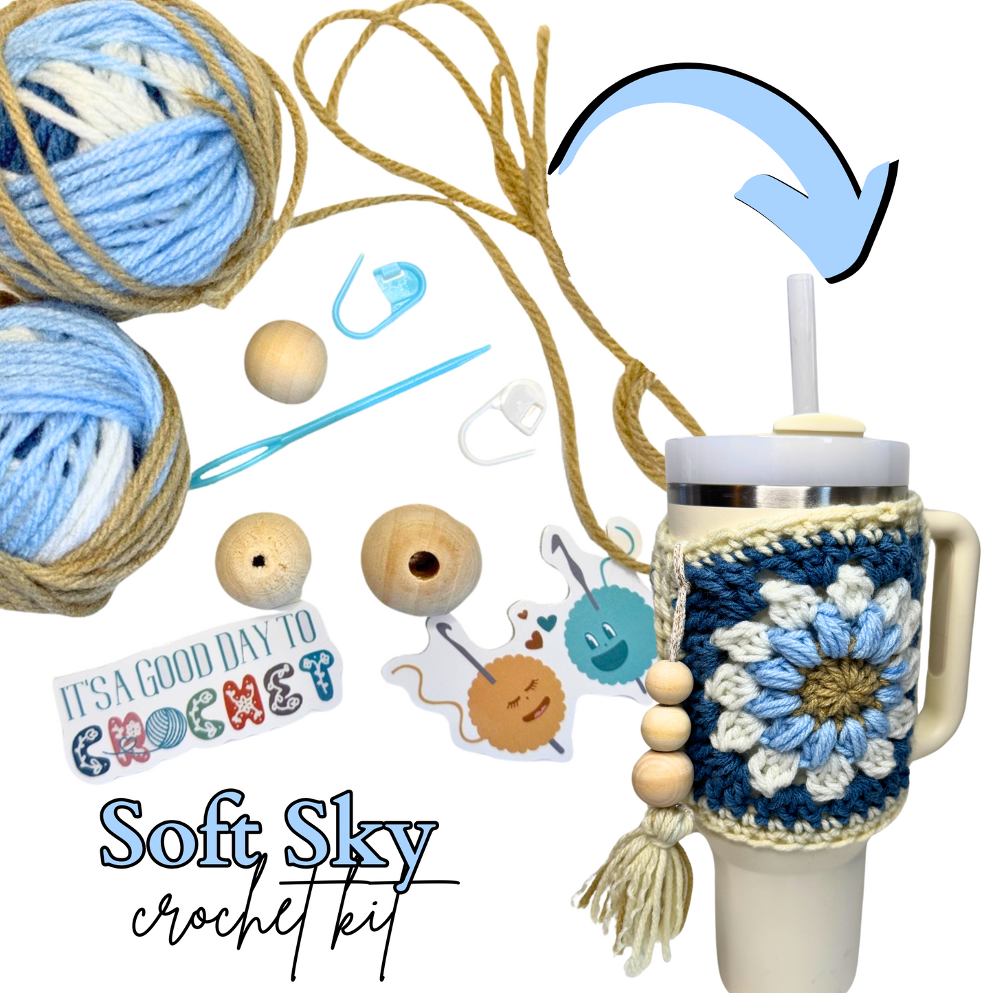 Tumbler Sweater CROCHET KIT
