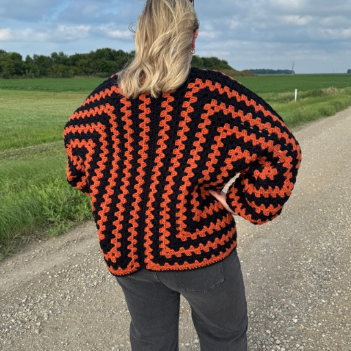 Hexagon Granny Square Cardigan