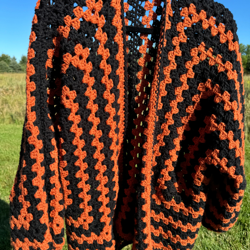 Hexagon Granny Square Cardigan
