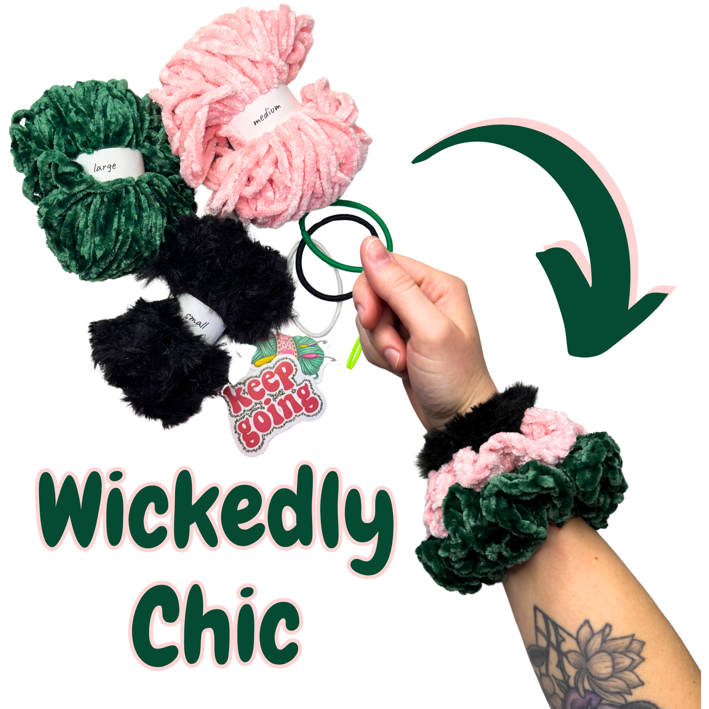 Scrunchie CROCHET KIT