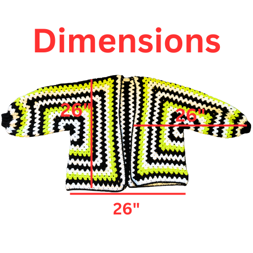 Hexagon Granny Square Cardigan