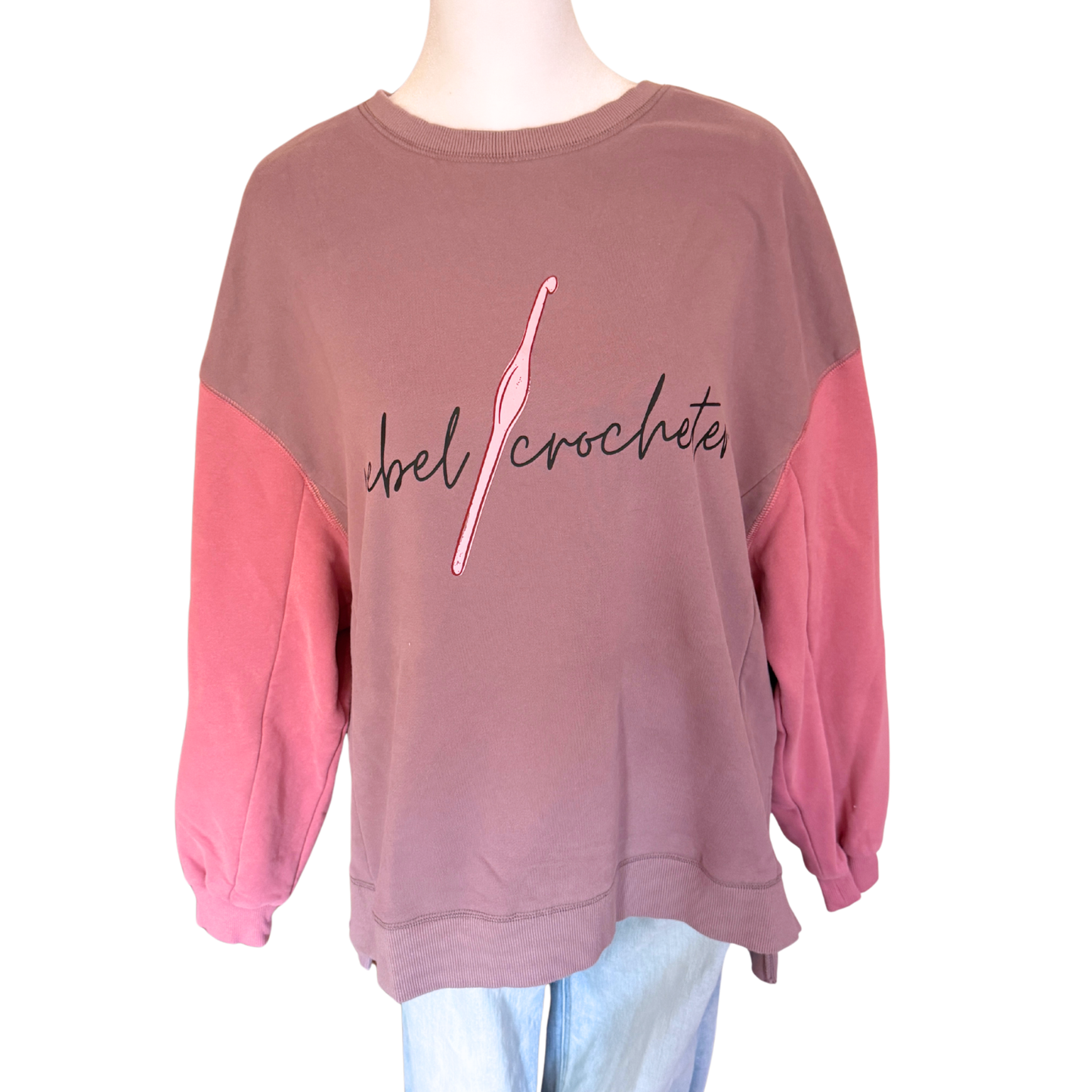 Rebel Crocheter Sweatshirt (M)