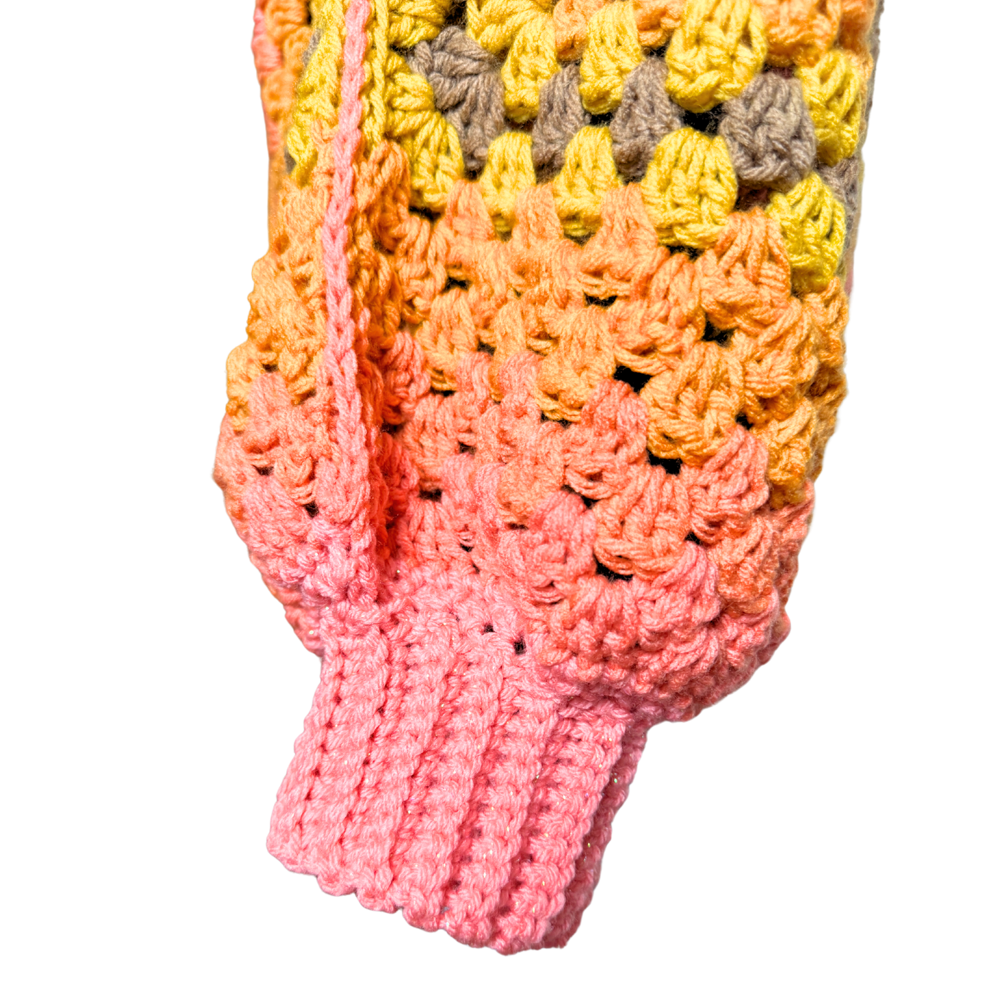 Cropped Hexagon Cardigan