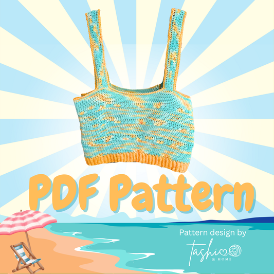 Seaside Sunset Summer Top PDF PATTERN