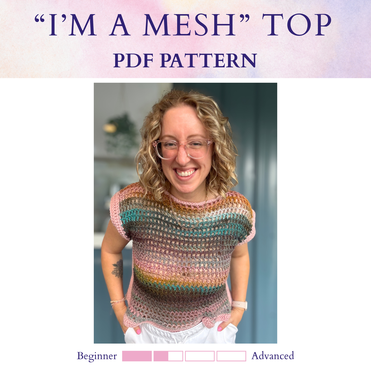"I'm a Mesh" Top PDF PATTERN