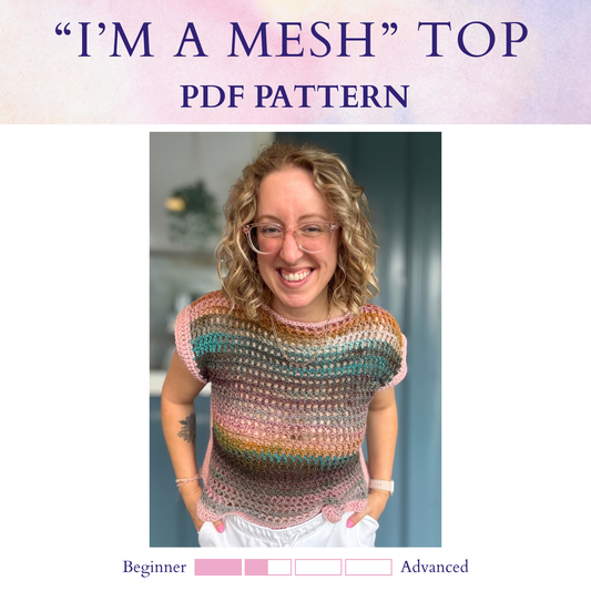 "I'm a Mesh" Top PDF PATTERN