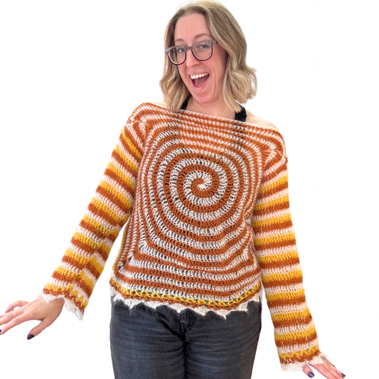 Spiralbound Mohair Sweater (L/XL)