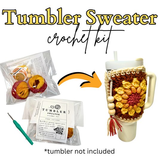 Tumbler Sweater CROCHET KIT