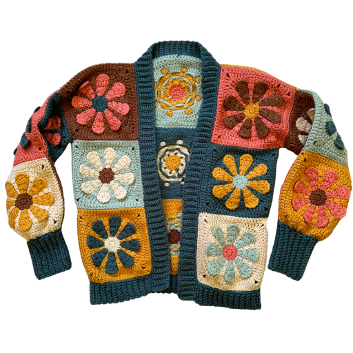 Flower Power Cardigan (XS/Small)