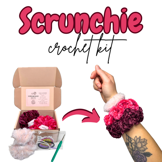Scrunchie CROCHET KIT