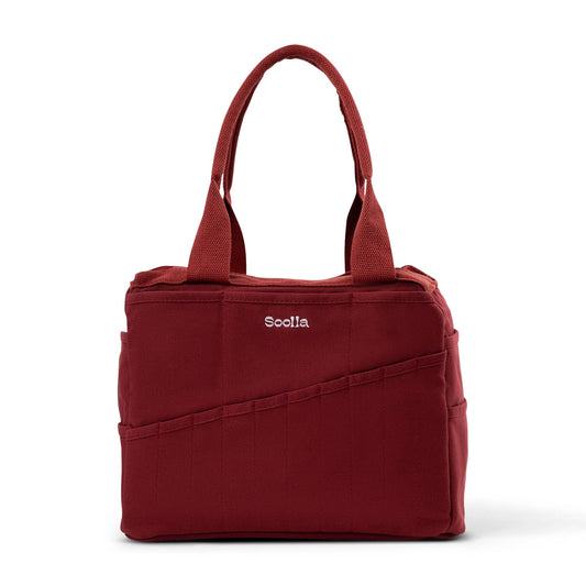 Soolla® Studio Artist Bag, Sangria, Knitting Crochet Yarn Tote