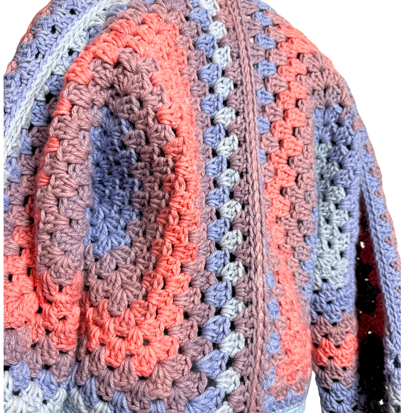 Cropped Hexagon Cardigan