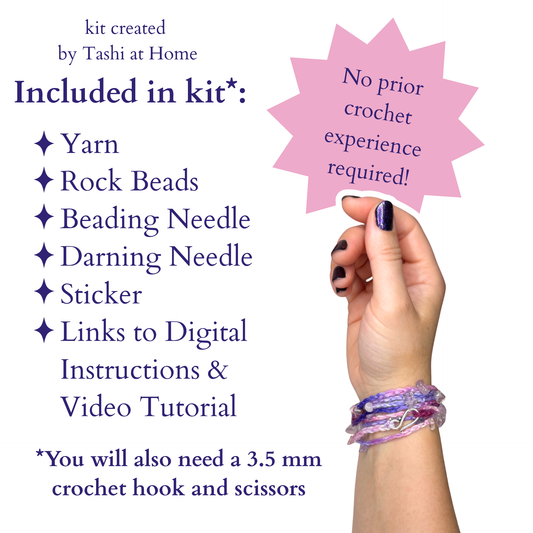 Wrap Bracelet CROCHET KIT