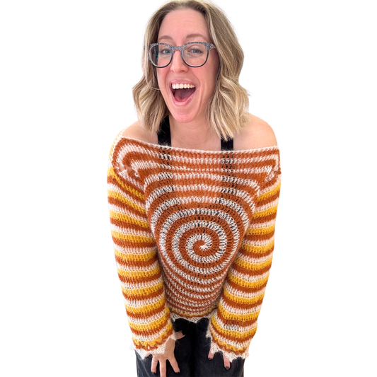 Spiralbound Mohair Sweater (L/XL)