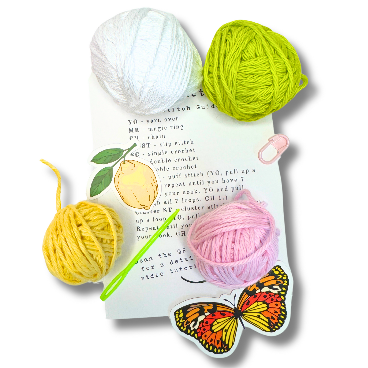 Citrus Coaster CROCHET KIT