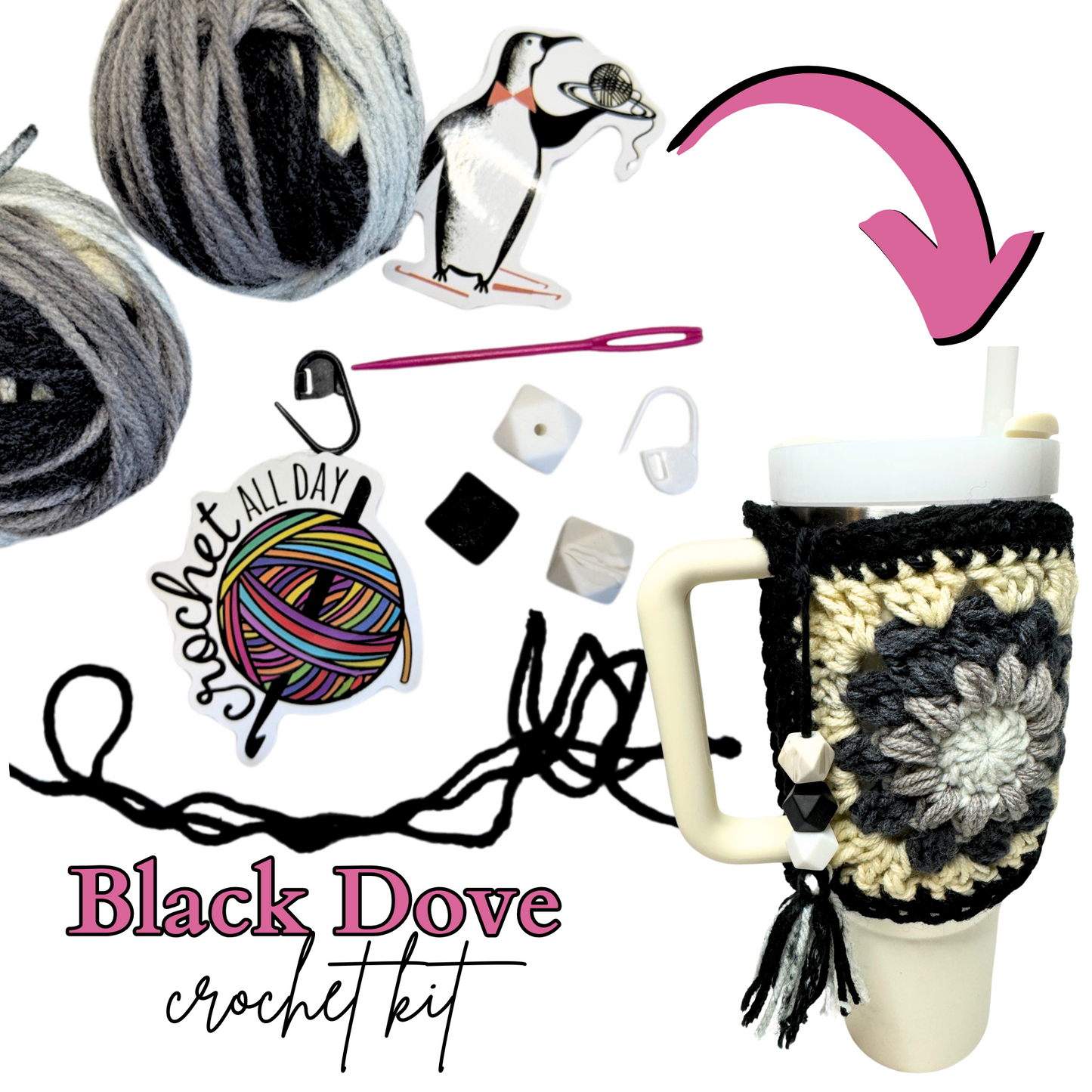 Tumbler Sweater CROCHET KIT