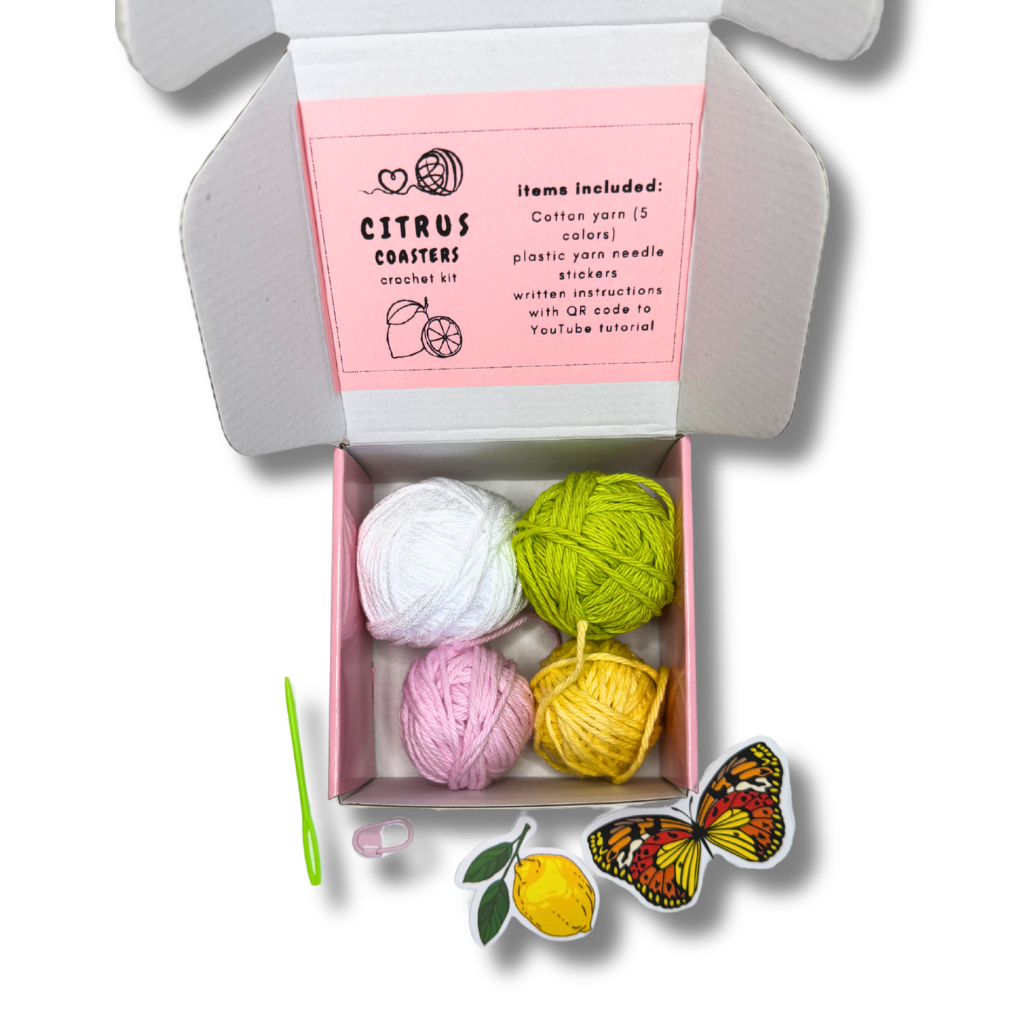 Citrus Coaster CROCHET KIT