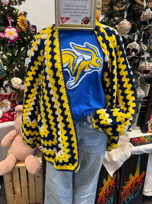 Hexagon Granny Square Cardigan