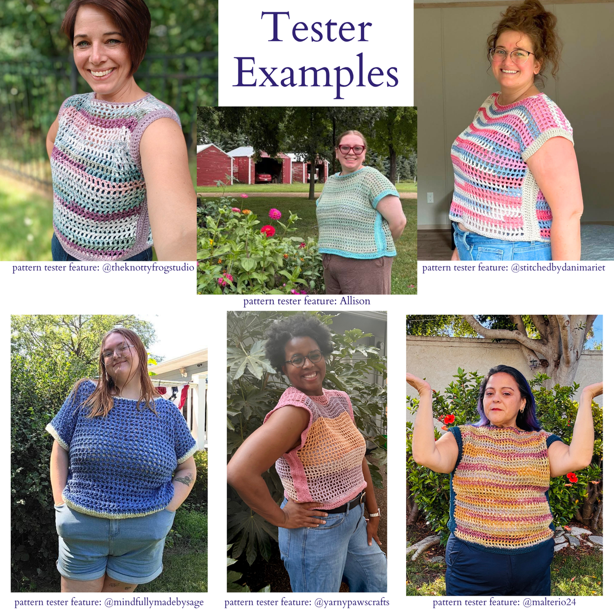 "I'm a Mesh" Top PDF PATTERN