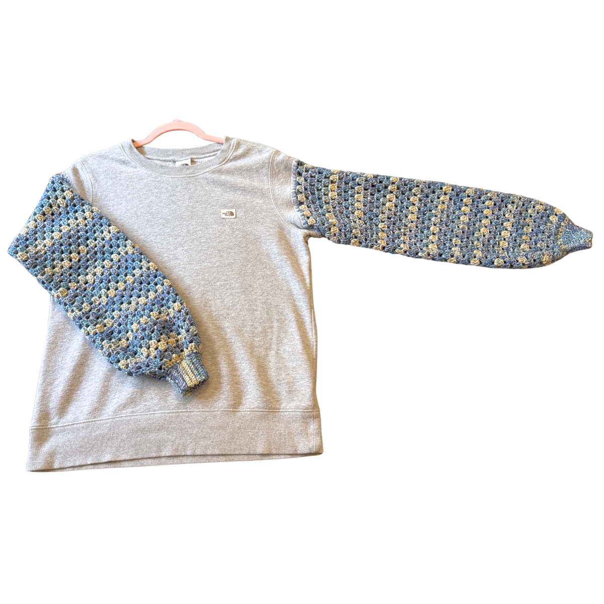 Grey North Face Sweatshirt (M)