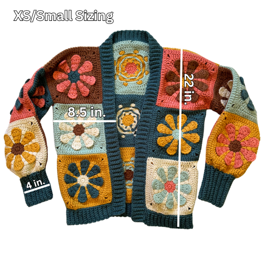 Flower Power Cardigan (XS/Small)