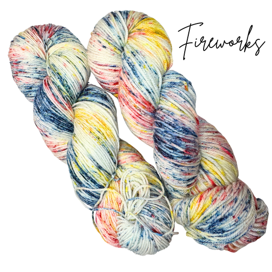 Fireworks (fingering & worsted)