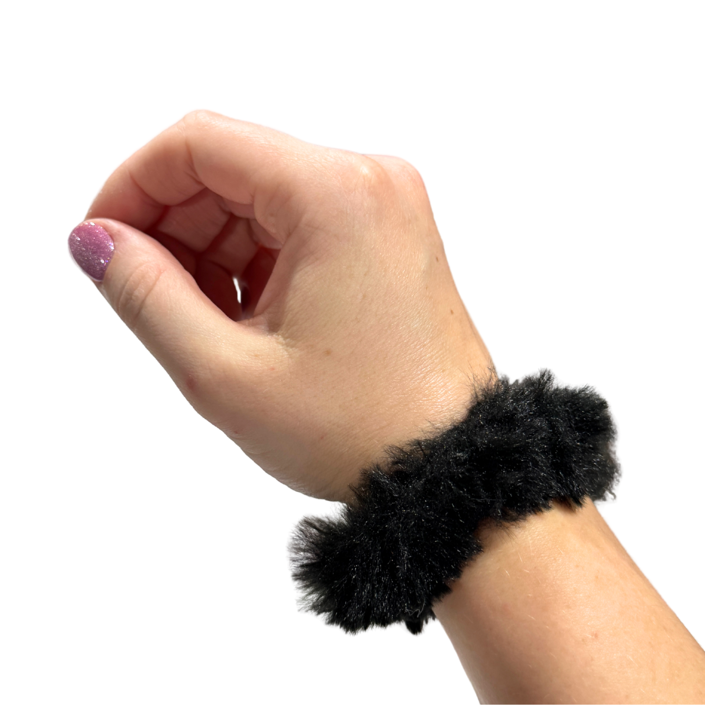 Faux Fur Scrunchies