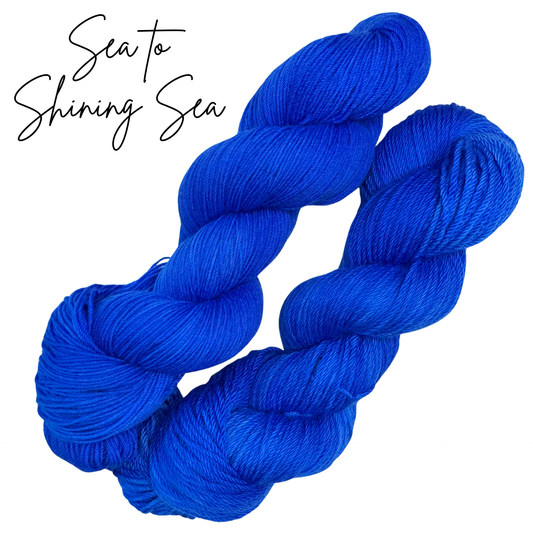 Sea to Shining Sea (fingering & worsted)